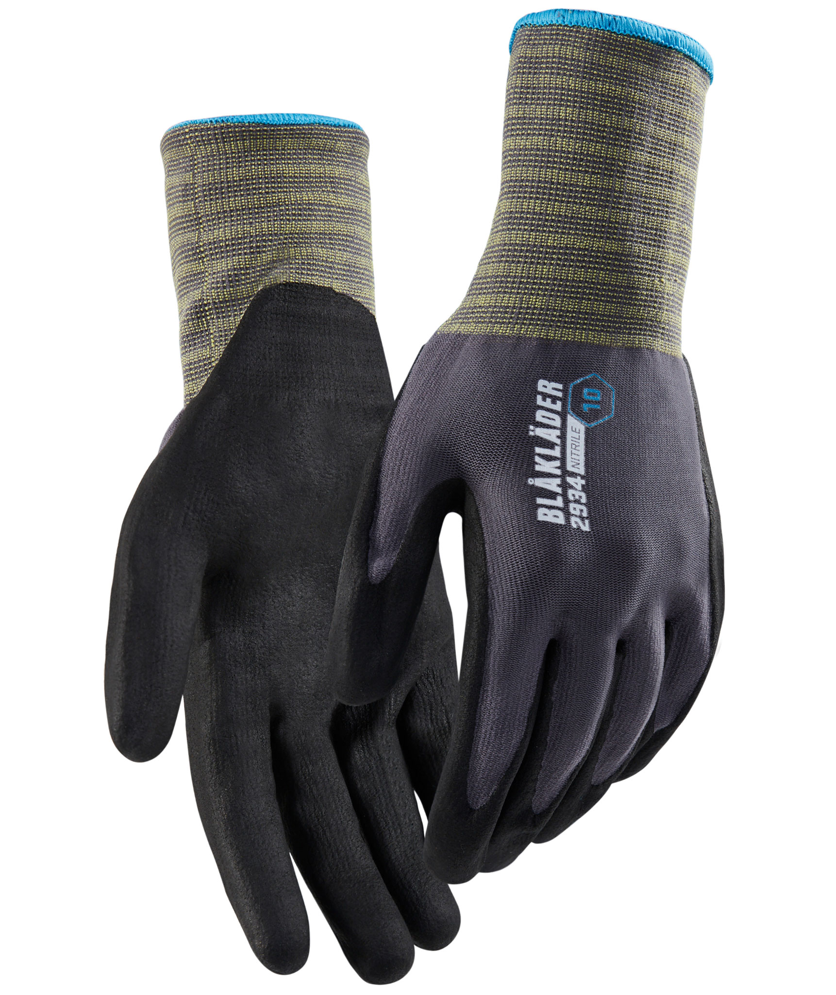 Bl&aring;kl&auml;der 2934 nitrile work gloves
