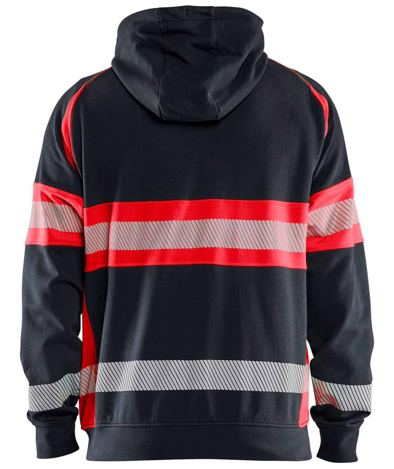Bl&aring;kl&auml;der hoodie, Black/Hi-Vis Red