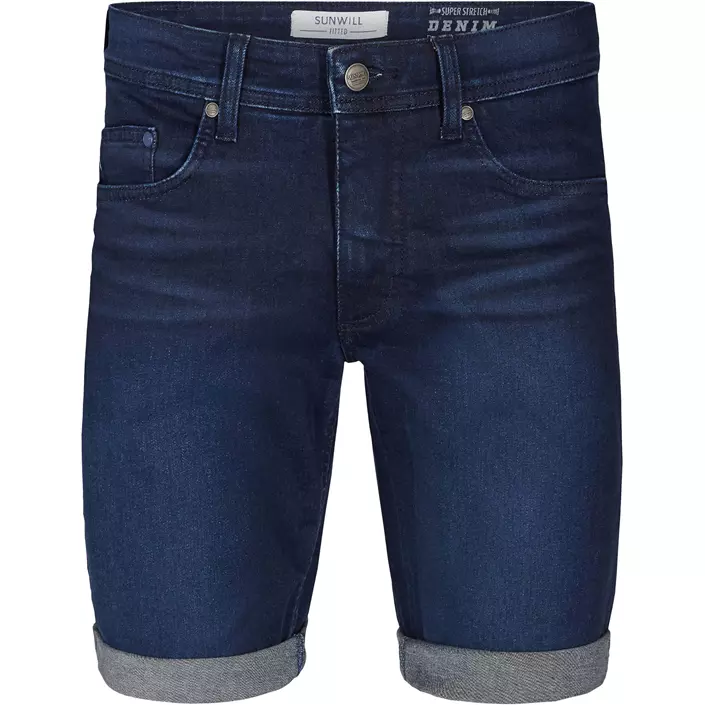 Sunwill denimshorts, Navy, large image number 0