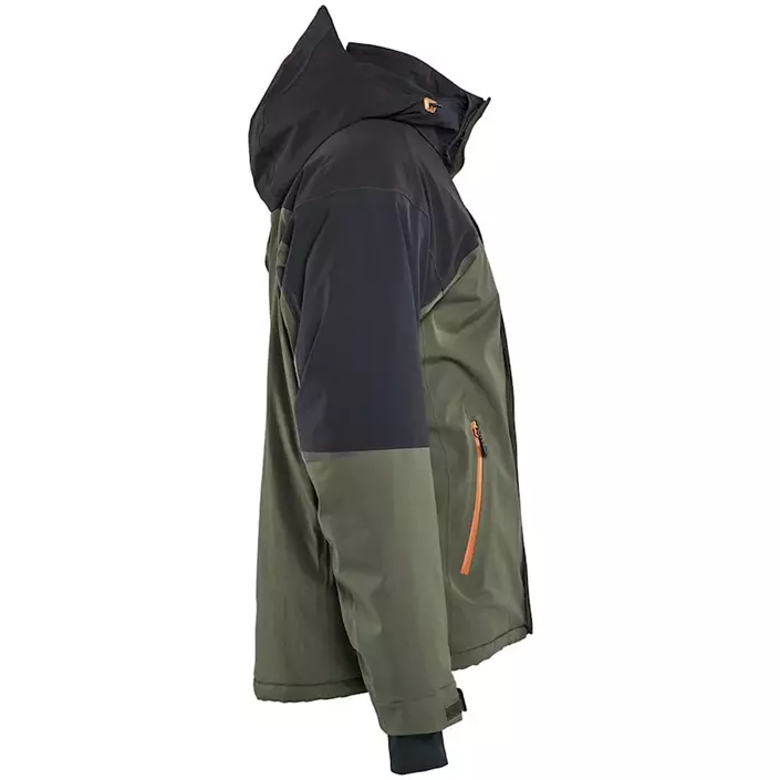Blåkläder Striker vinterjacka full stretch, Skogsgrön/Rost, large image number 2
