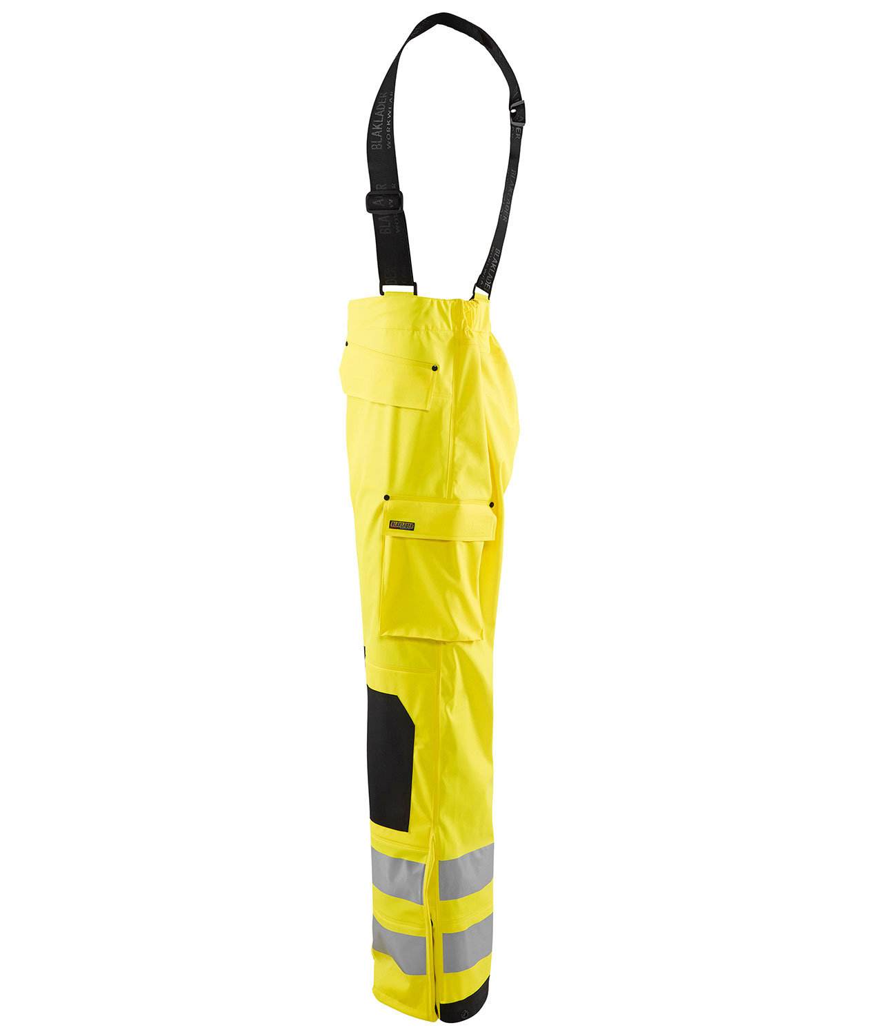 Bl&aring;kl&auml;der rain trousers, Hi-Vis Yellow, large image number 2