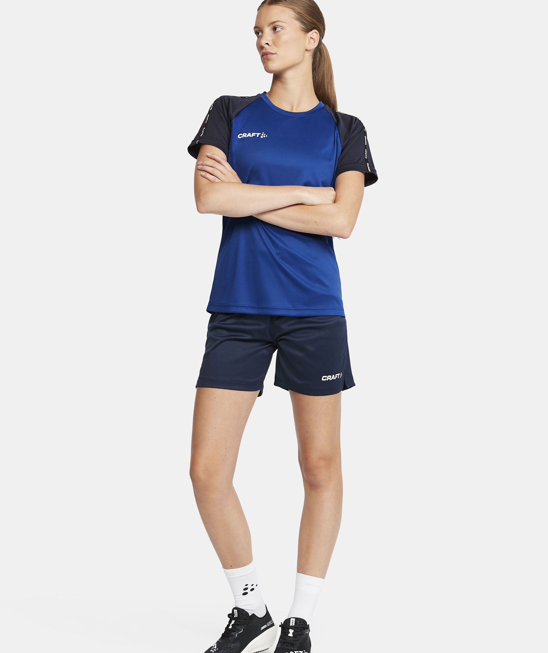 Craft Squad 2.0 Contrast women's t-shirt, Club Cobolt-Navy, large image number 1