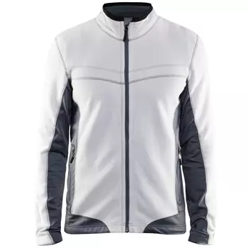 Blåkläder Microfleece jakke, Hvid/Grå