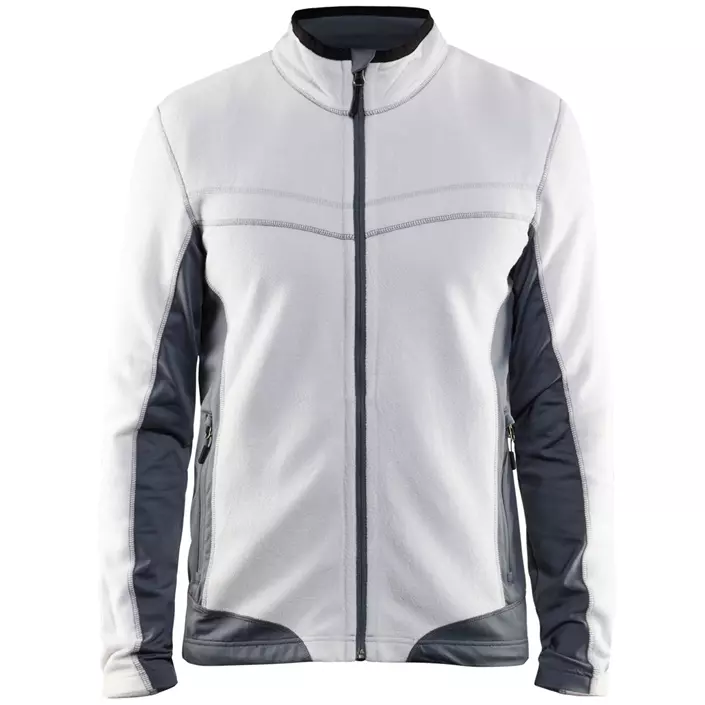 Blåkläder Microfleece jakke, Hvid/Grå, large image number 0