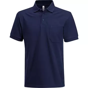 Fristads Acode Heavy Polo T-shirt, Mørkeblå