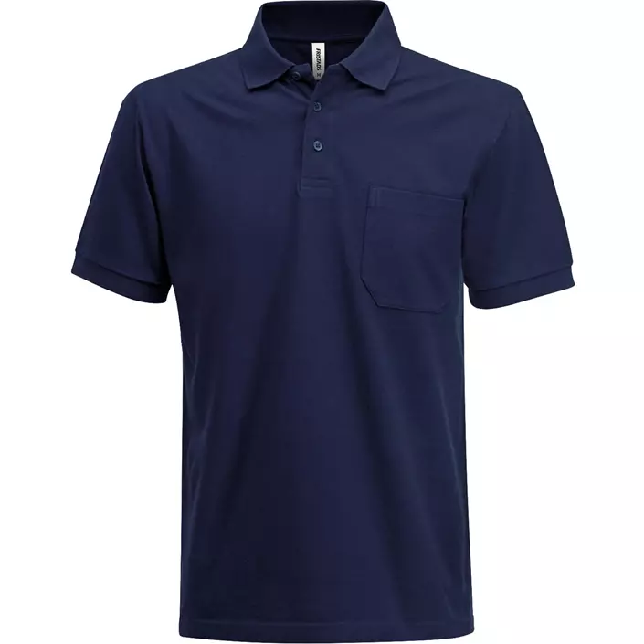 Fristads Acode Heavy polo shirt, Dark Blue, large image number 0
