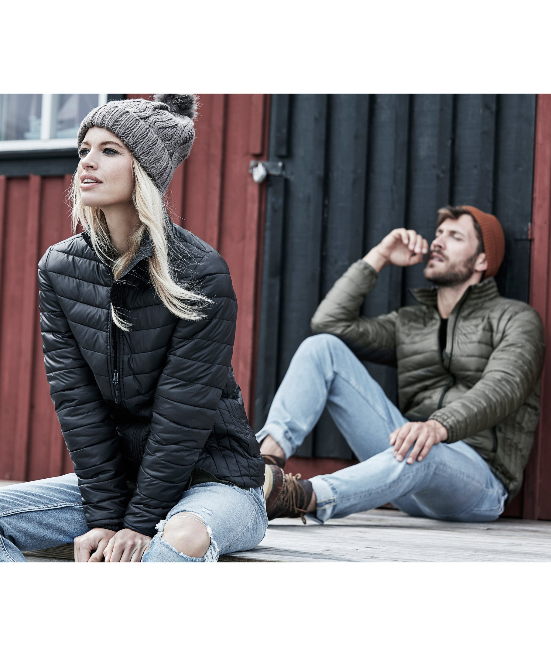 Tee Jays Zepelin jacka dam, Svart, large image number 2