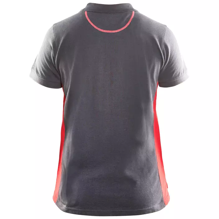 Blåkläder Unite women's polo t-shirt, Grey/Red, large image number 1