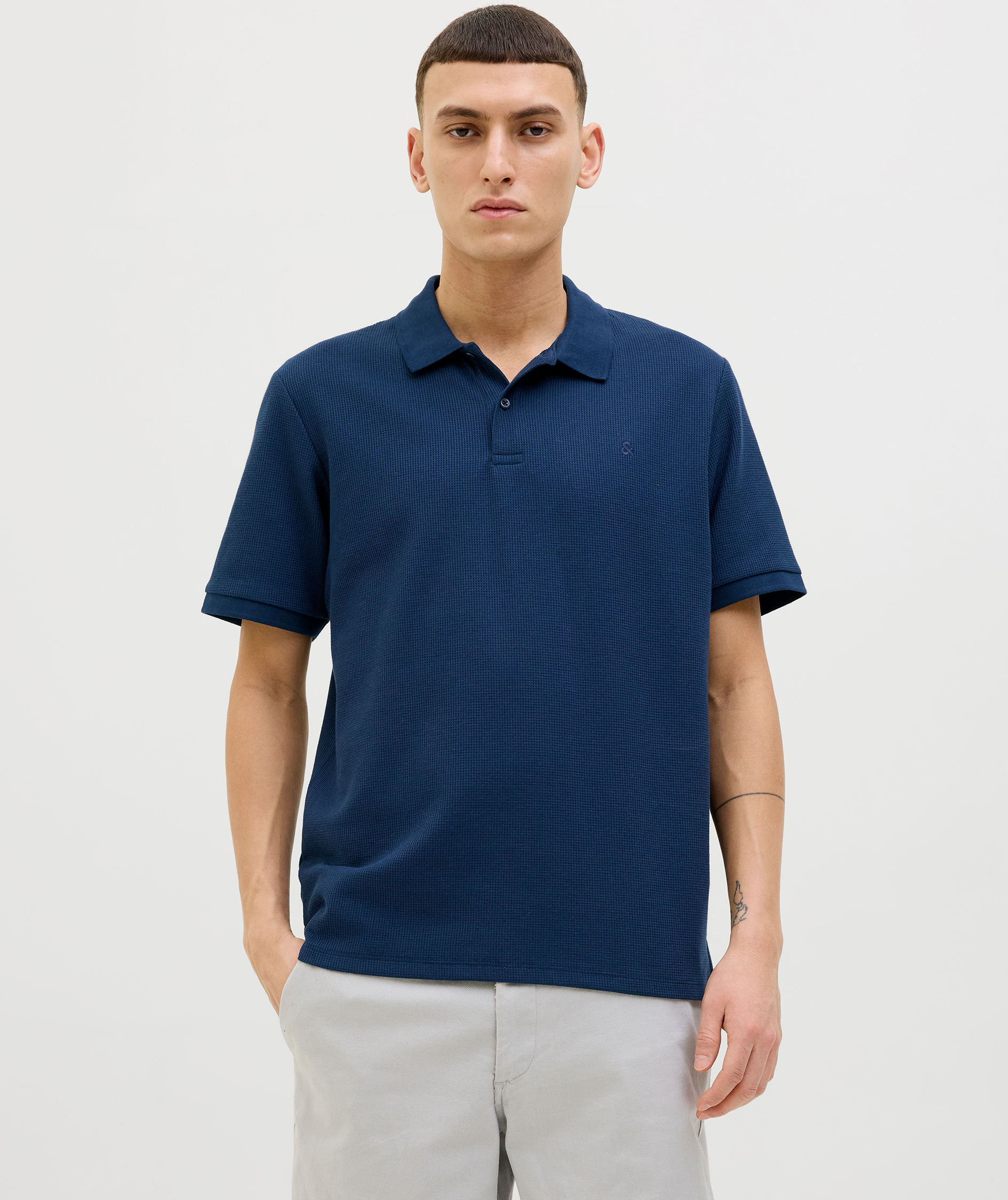 Jack & Jones JJEAUSTIN Polo T-skjorte, Navy Blazer, large image number 4