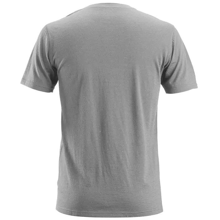 Snickers AllroundWork T-shirt 2527 med merinoull, Ljusgrå fläckig, large image number 1