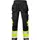 Fristads craftsman trousers 2706 PLU, Hi-vis Yellow/Black, Hi-vis Yellow/Black, swatch