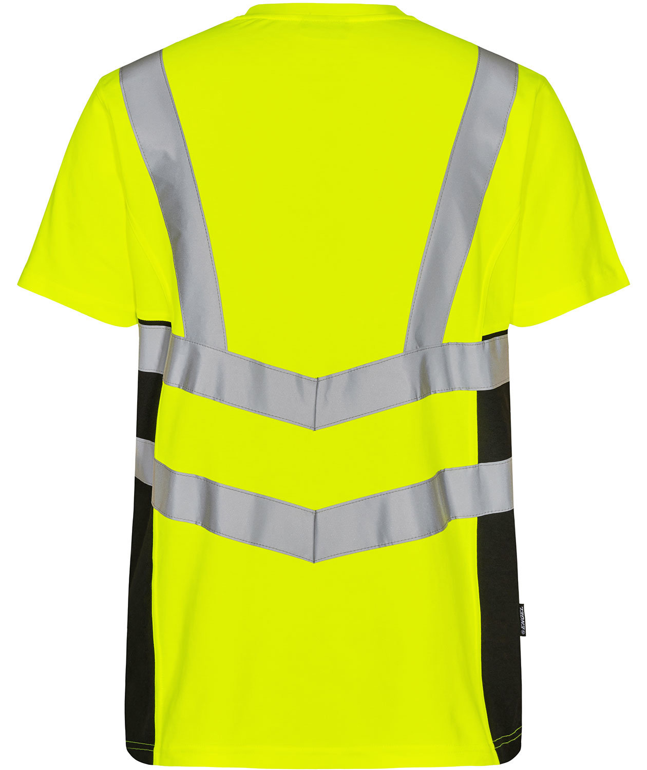 Engel Safety T-shirt, Hi-vis Gul/Svart, large image number 1