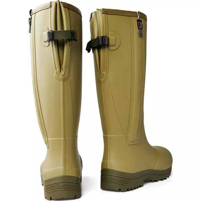 Gateway1 Pheasant Game 18" 5mm side-zip rubber boots, Cedar Olive, large image number 3