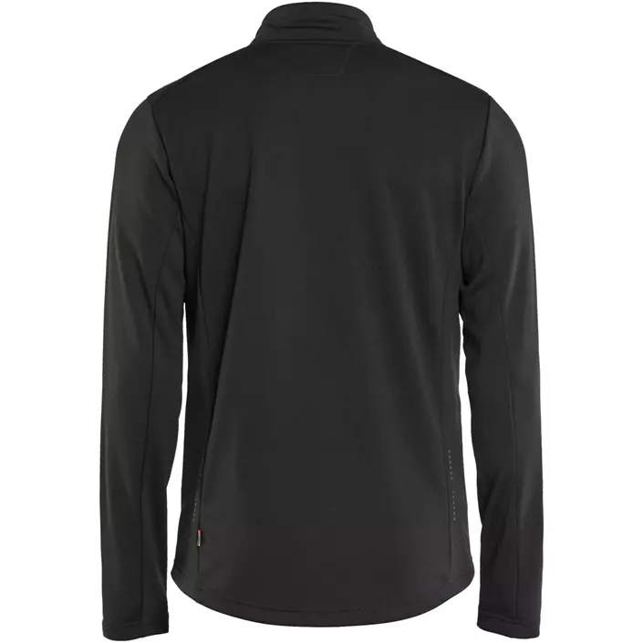 Blåkläder fleece cardigan, Svart, large image number 1