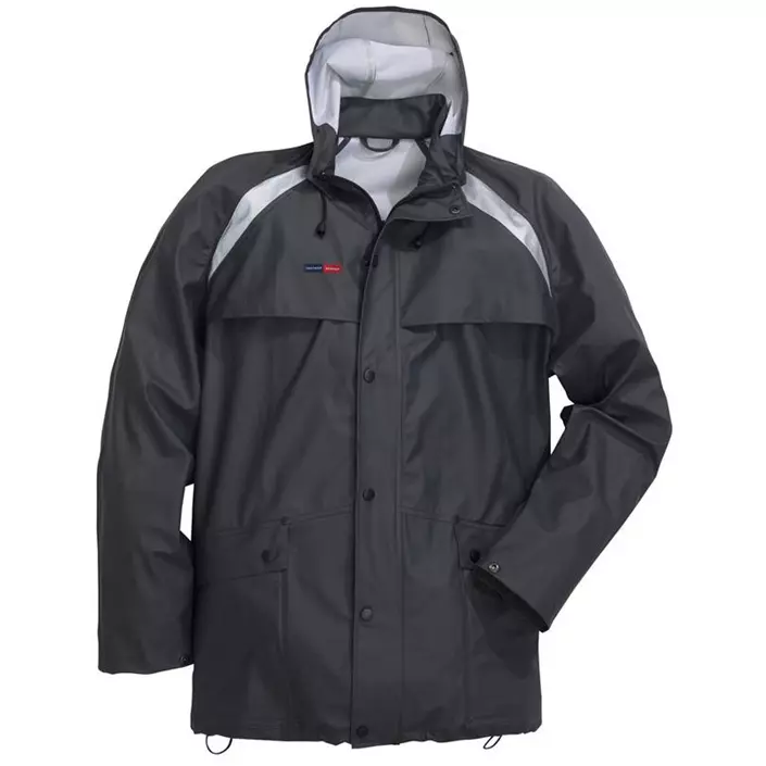 Fristads Match Rain jacket, Dark Grey, large image number 0