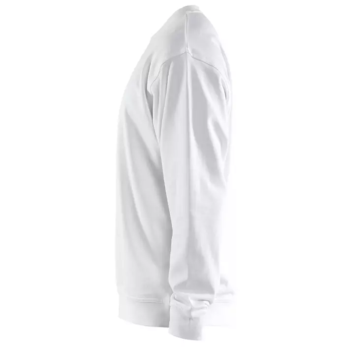 Blåkläder sweatshirt, Hvit, large image number 3