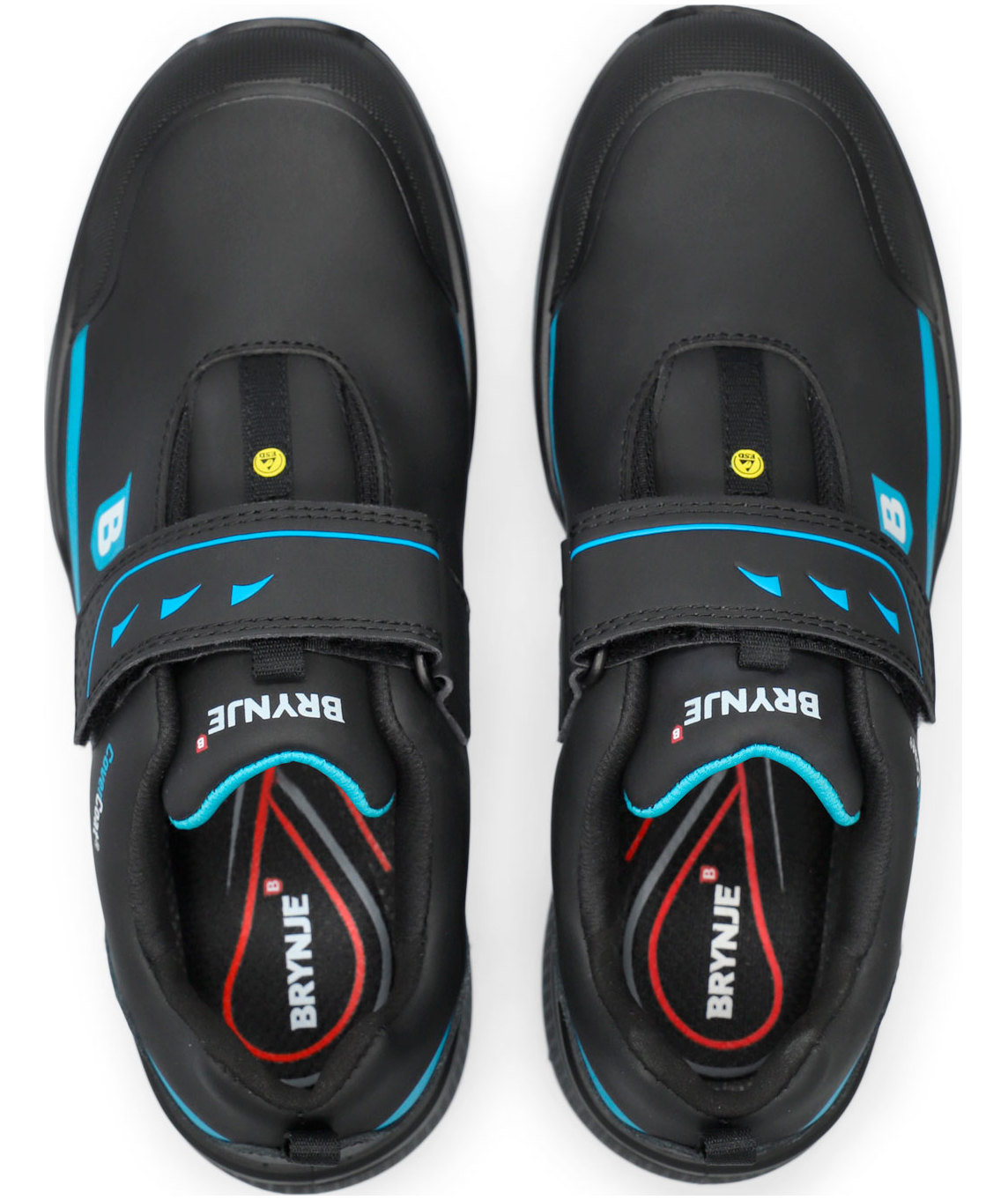 2.Sortering Brynje Blue Energy safety shoes S3, Black, Black, large image number 5