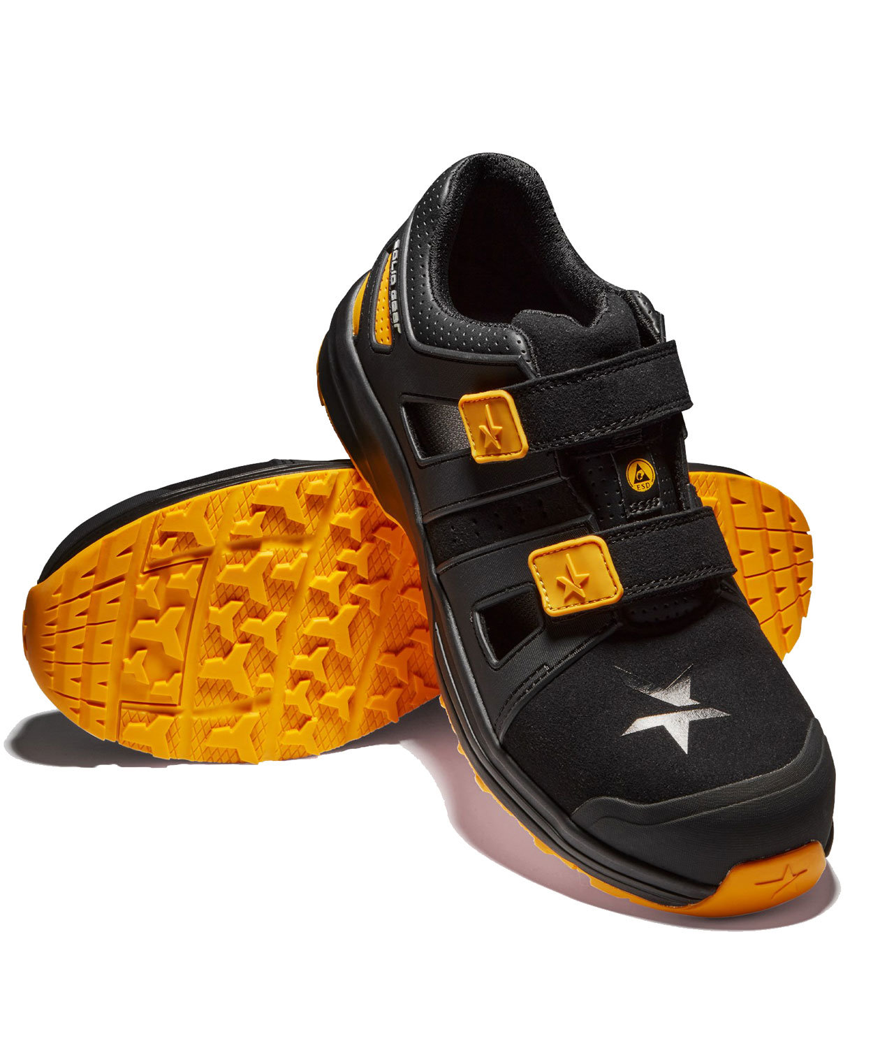 Solid Gear Dune safety sandals S1P, Black/Yellow, large image number 6