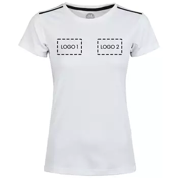 Tee Jays luxury T-shirt dam med logotryck