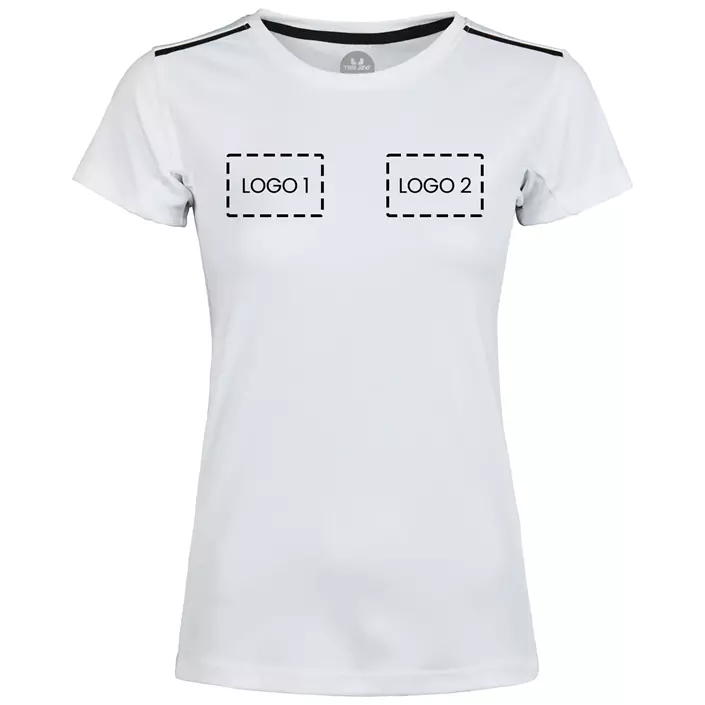 Tee Jays luxury T-shirt dam med logotryck, , large image number 1