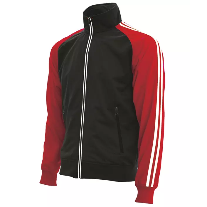 IK træningsjakke, Black/Red, large image number 0