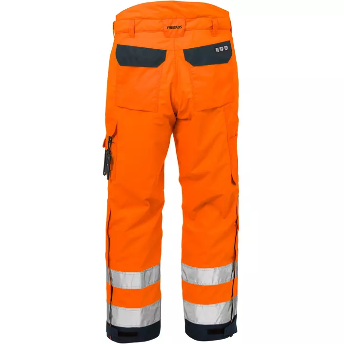 Fristads Airtech® winter trousers 2035, Hi-vis Orange/Marine, large image number 3
