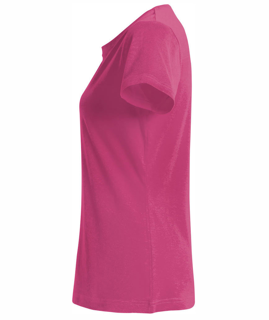 Clique Basic dame T-shirt, Pink, large image number 2