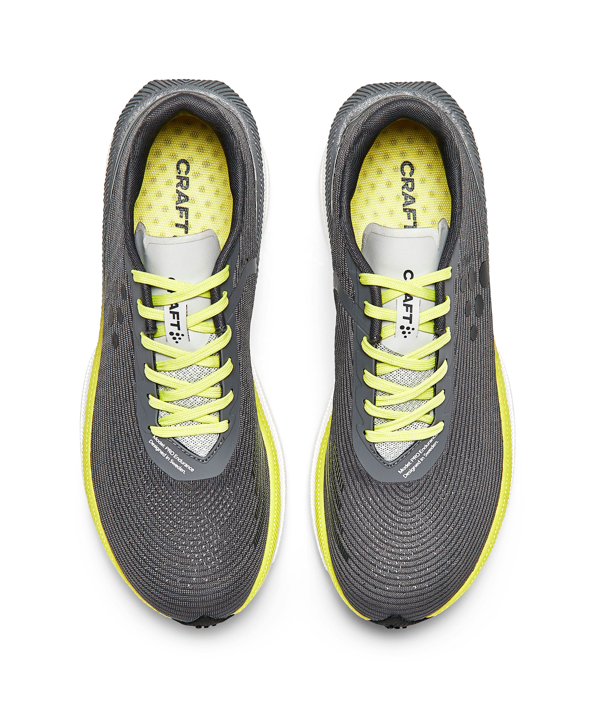 Craft PRO Endur Distance running shoes, Asphalt/Ash, Asphalt/Ash, large image number 3