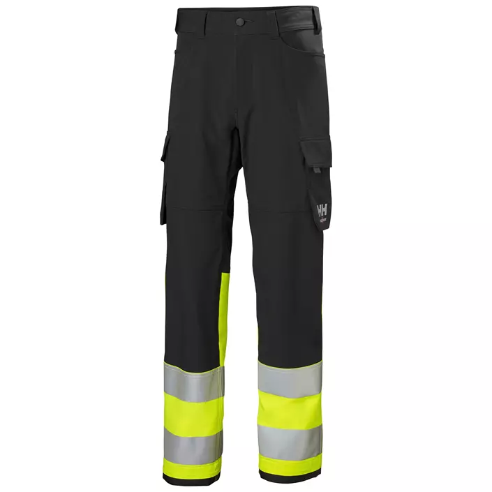 Helly Hansen Alna 4X cargo servicebukser full stretch, Hi-vis Gul/Ebony, large image number 0
