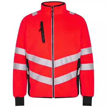 Engel Safety fleece jacket, Red/Black