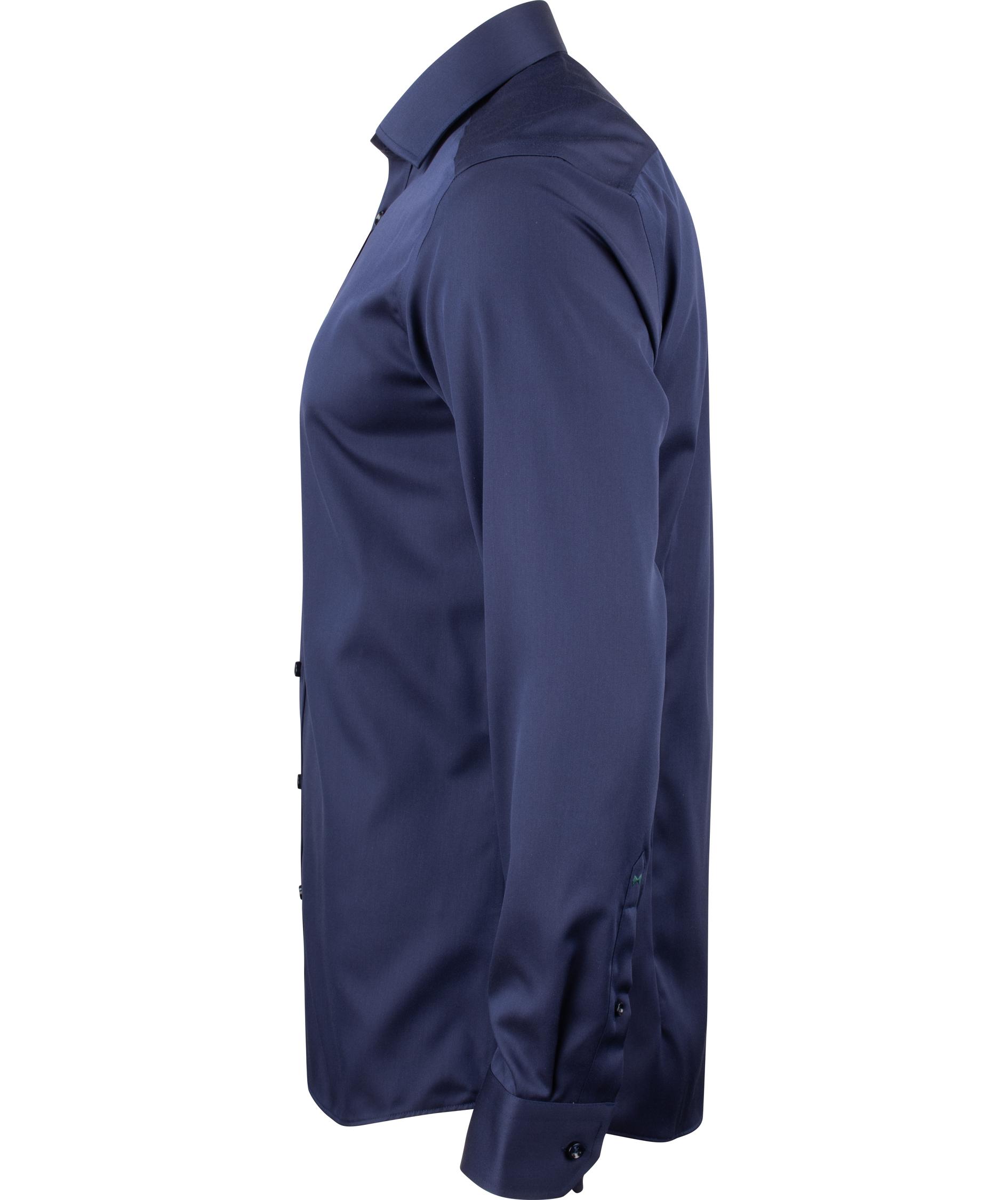 J. Harvest & Frost Twill Green Bow O1 regular fit skjorte, Navy, large image number 2