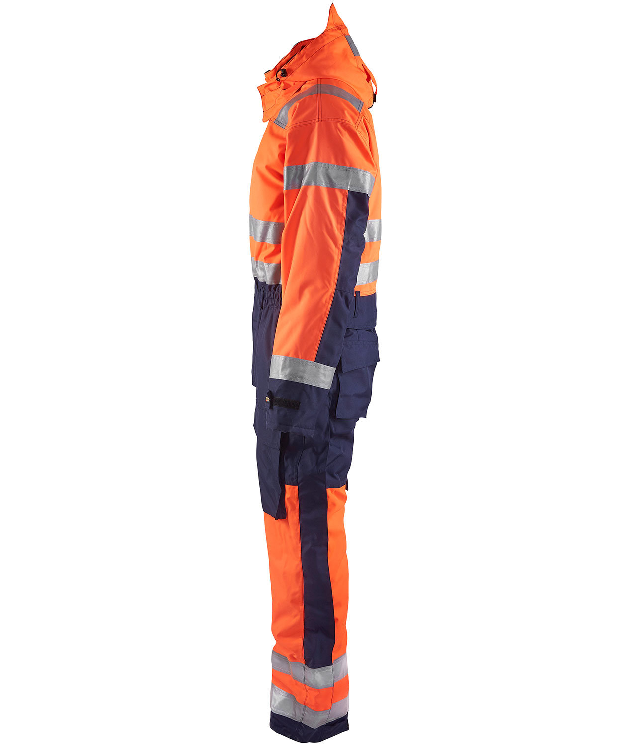 Bl&aring;kl&auml;der winter coverall, Hi-vis Orange/Marine