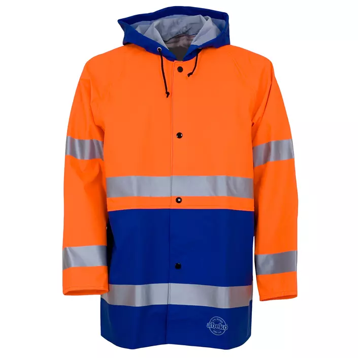 Abeko Atec rain jacket, Hi-Vis Orange/Royal Blue, large image number 0