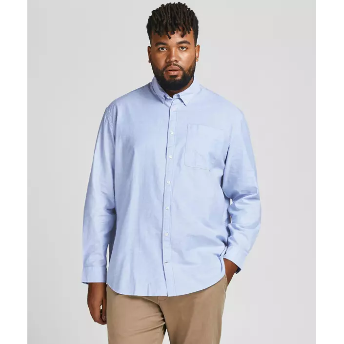 Jack & Jones JJEOXFORD Plus Size Regular Fit skjorte, Cashmere Blue, large image number 1