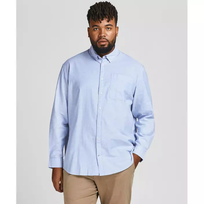 Jack & Jones JJEOXFORD Plus Size Regular Fit skjorte, Cashmere Blue, large image number 1