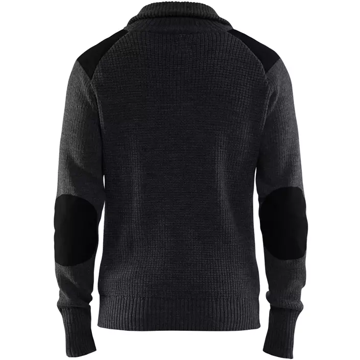 Blåkläder uld trøje, Mørkegrå/Sort, large image number 1