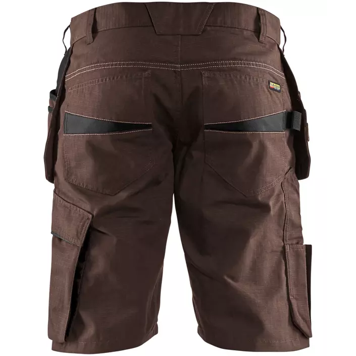 Blåkläder Unite craftsman shorts, Brown/Black, large image number 1