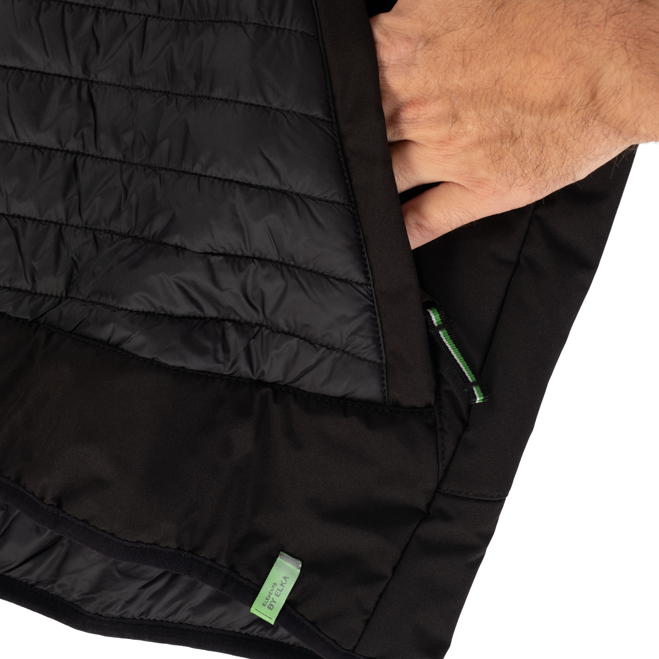 ELKA Elements padded jacket, Black, large image number 3