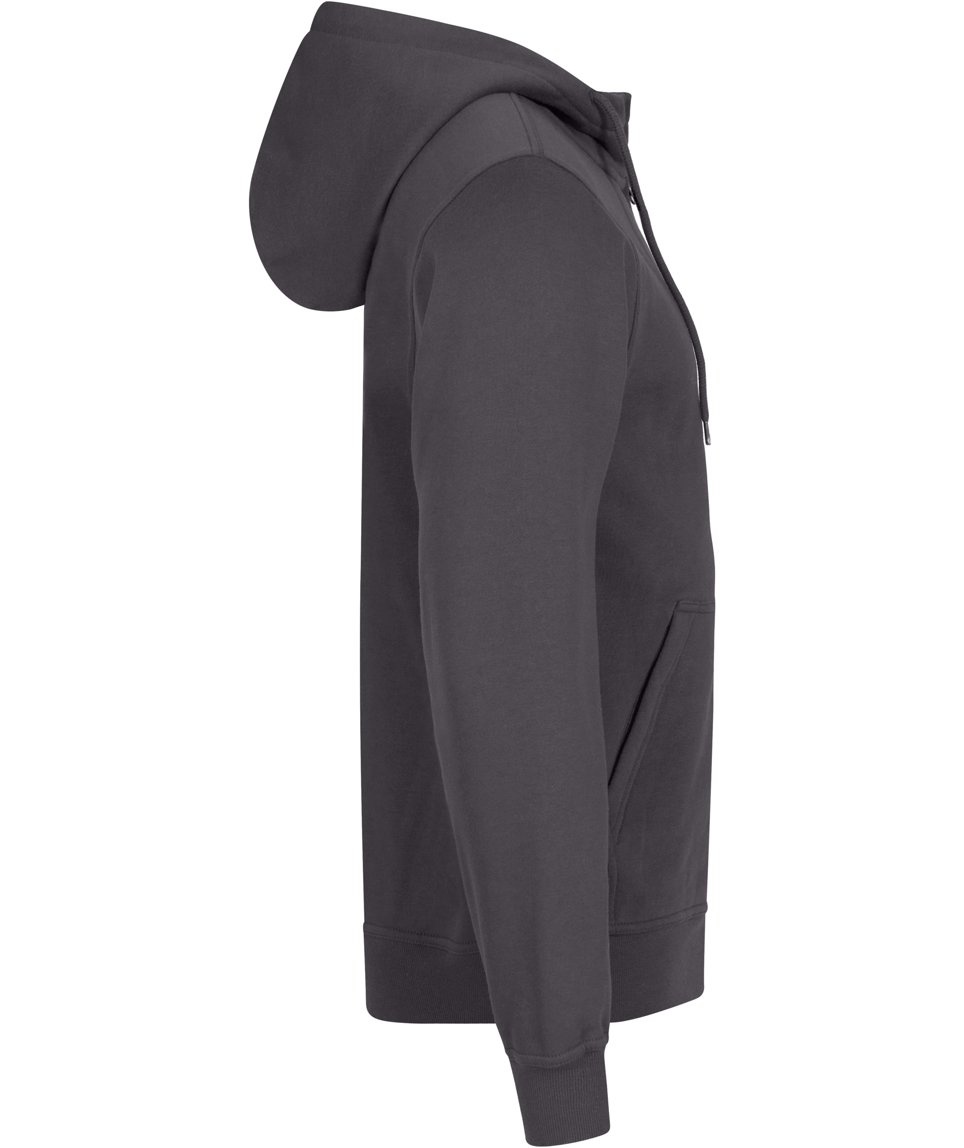 Clique Miami hoodie med dragkedja, Metal Grey, large image number 2