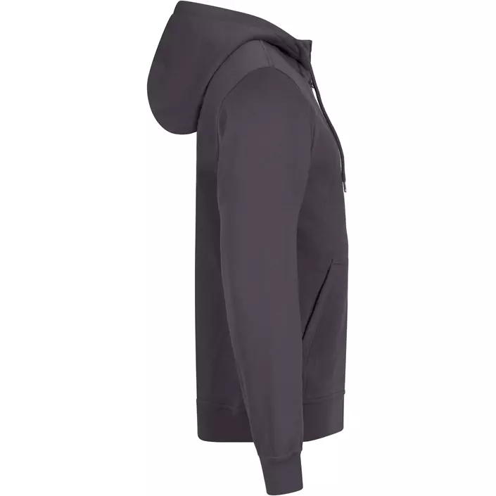 Clique Miami hoodie med dragkedja, Metal Grey, large image number 2