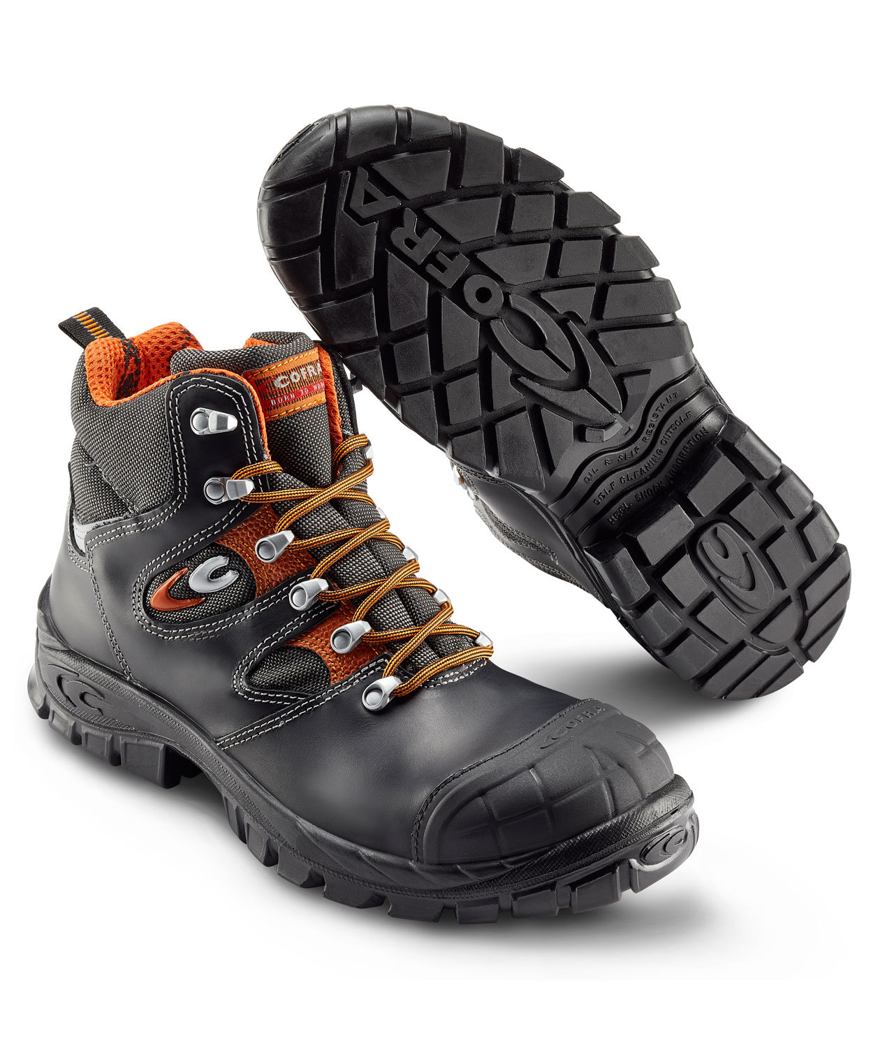 Cofra Troll skyddsk&auml;ngor S3, Svart