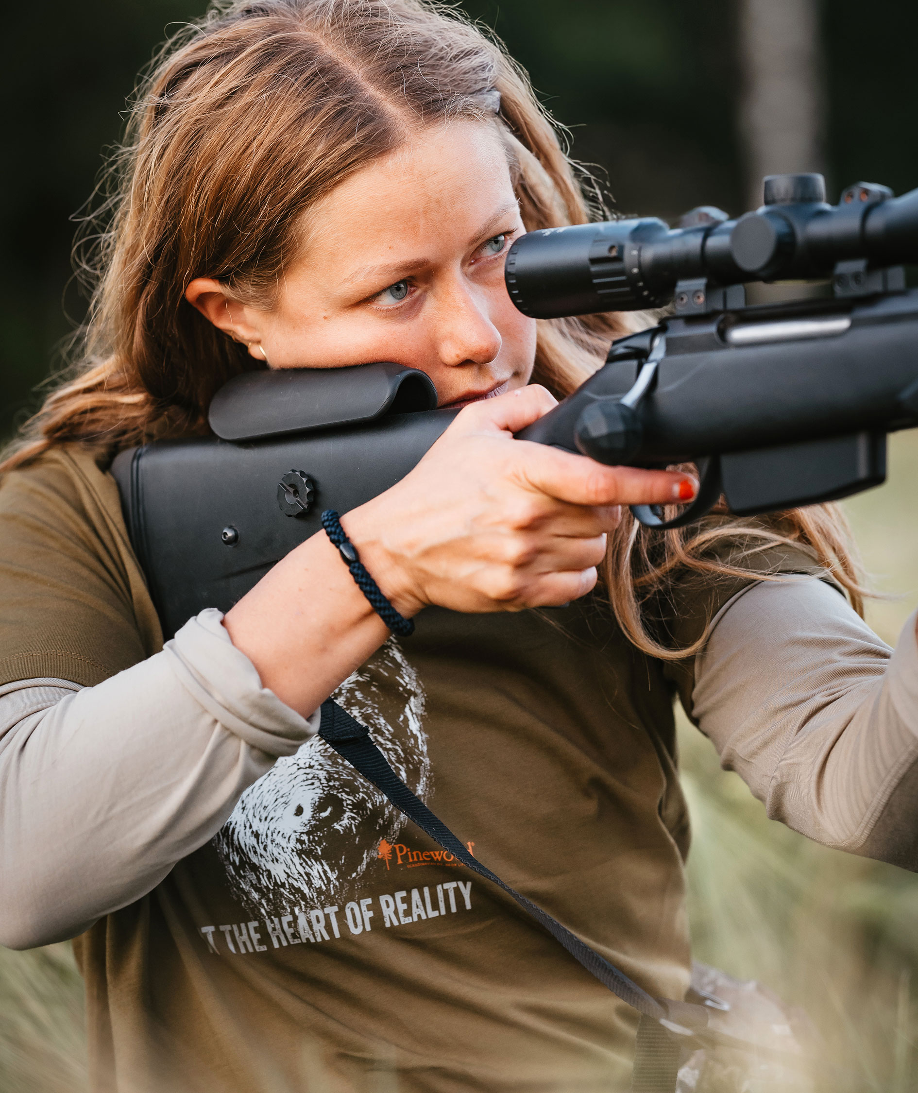 Pinewood Wild Boar dame T-shirt, Hunting Olive, large image number 4