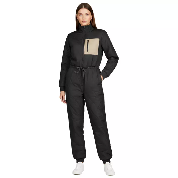 Westborn Damen Thermo-Overall, Black, Black, large image number 1