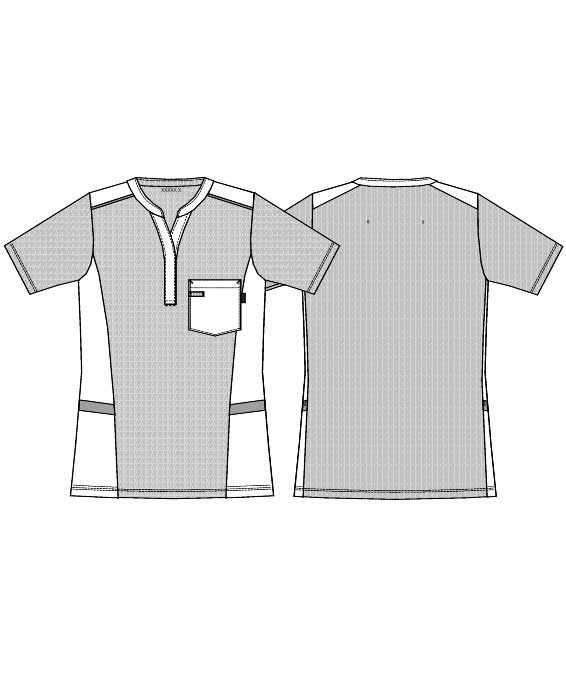 Kentaur Pique Damen Kasack, Dunkelblau, Dunkelblau, large image number 2