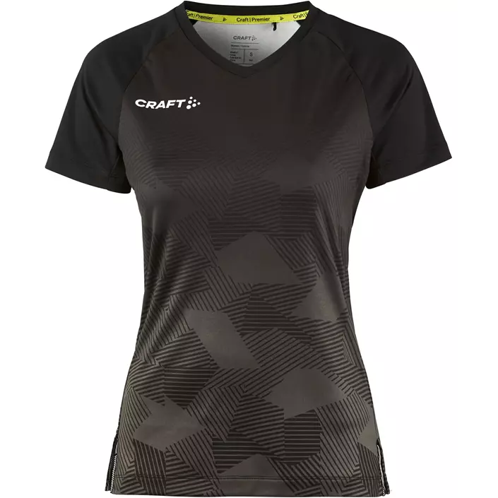 Craft Premier Fade Jersey dame T-shirt, Black, large image number 0