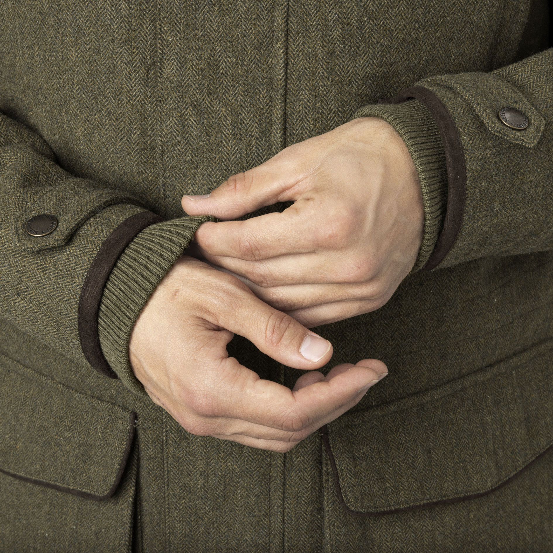 Seeland Hillside parka with wool, Moss green, large image number 4