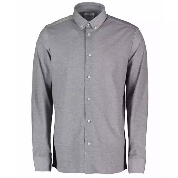 Seven Seas Slim fit Jerseyhemd, Grau, large image number 0