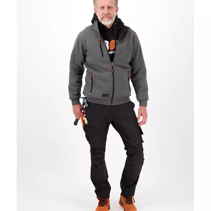 HEROCK Otar Cardigan, Dark Heather Grey, large image number 1