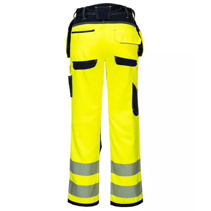 Portwest PW3 craftsmens trousers, Hi-vis Yellow/Black, large image number 1