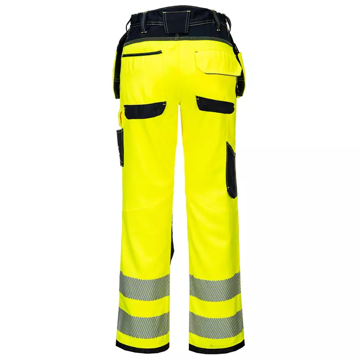 Portwest PW3 craftsmens trousers, Hi-vis Yellow/Black, large image number 1